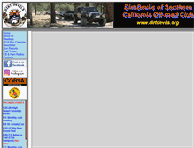 Tablet Screenshot of dirtdevils.org